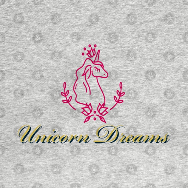 Unicorn Dreams Shirt, Unicorn Dreams T-shirt, Womens Unicorn Dreams Homeware, Girls Unicorn Birthday Party, Unicorn Lover Gift, Unicorn Gifts, Unicorn Vintage Tshirt by Artistic Design